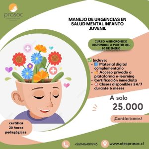 Manejo de urgencias en salud mental infanto juvenil